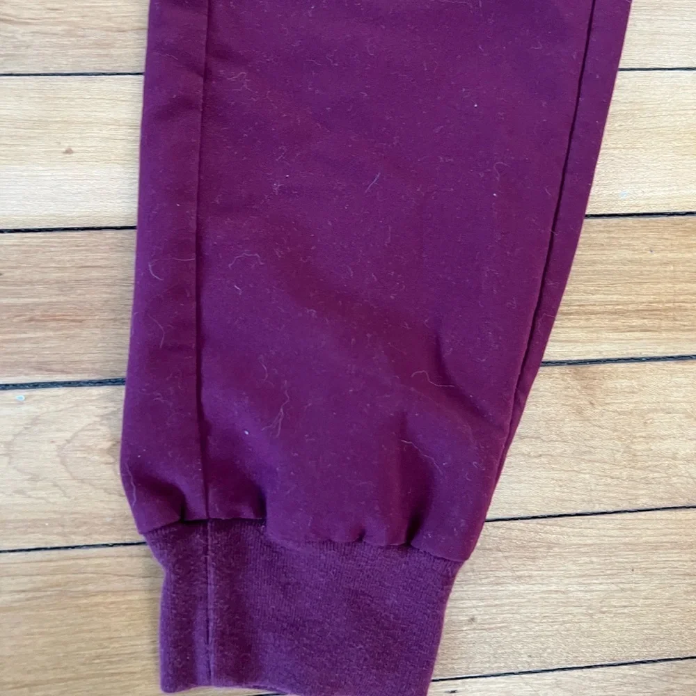 Figs maroon scrub‎ jogger pants